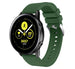 Bracelet silicone Samsung Galaxy Watch Active (vert armée)