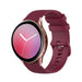 Bracelet silicone luxe Samsung Galaxy Watch Active (rouge foncé)