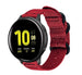 Samsung Galaxy Watch Active Nylon Strap with Buckle (Red)