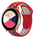 Bracelet sport Samsung Galaxy Watch Active (rouge et multicolore)