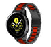 Bracelet acier Samsung Galaxy Watch Active (noir/rouge)