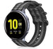 Bracelet nylon boucle Samsung Galaxy Watch Active (noir/gris)