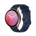 Bracelet silicone luxe Samsung Galaxy Watch Active (bleu foncé)