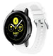 Bracelet silicone Samsung Galaxy Watch Active (blanc)