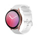 Bracelet silicone luxe Samsung Galaxy Watch Active (blanc)