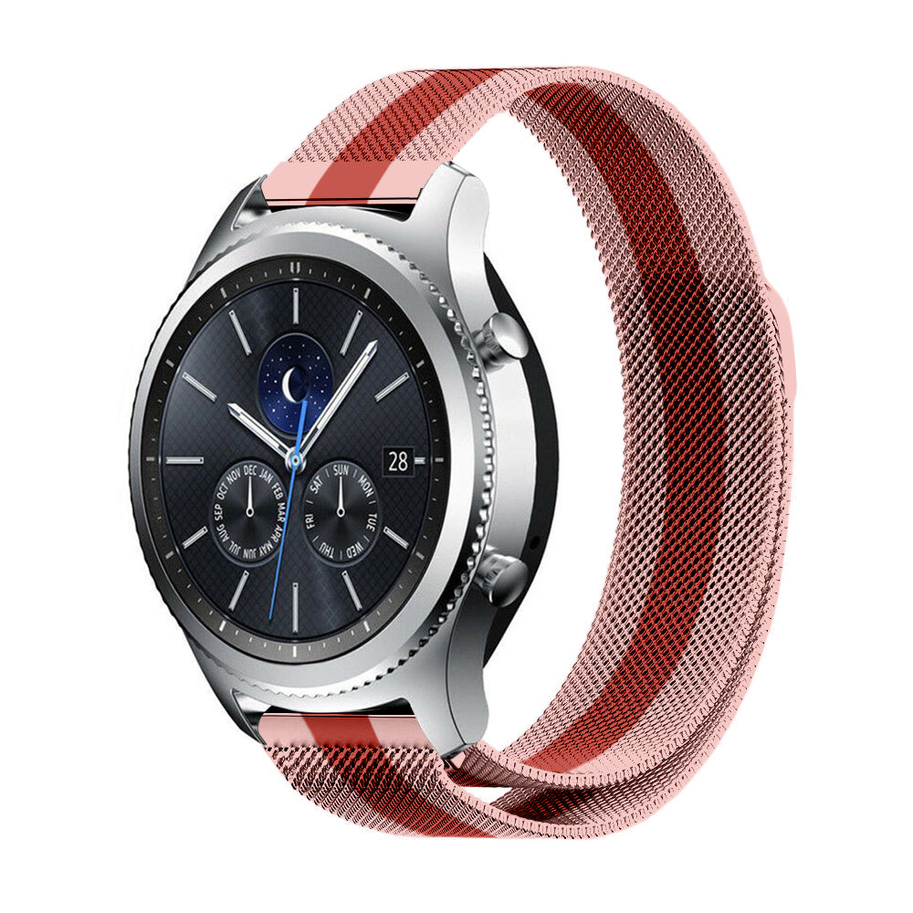 Bracelet milanais Samsung Gear S3 (rouge/rose)