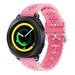 Bracelet silicone à motifs Samsung Gear Sport (rose vif)