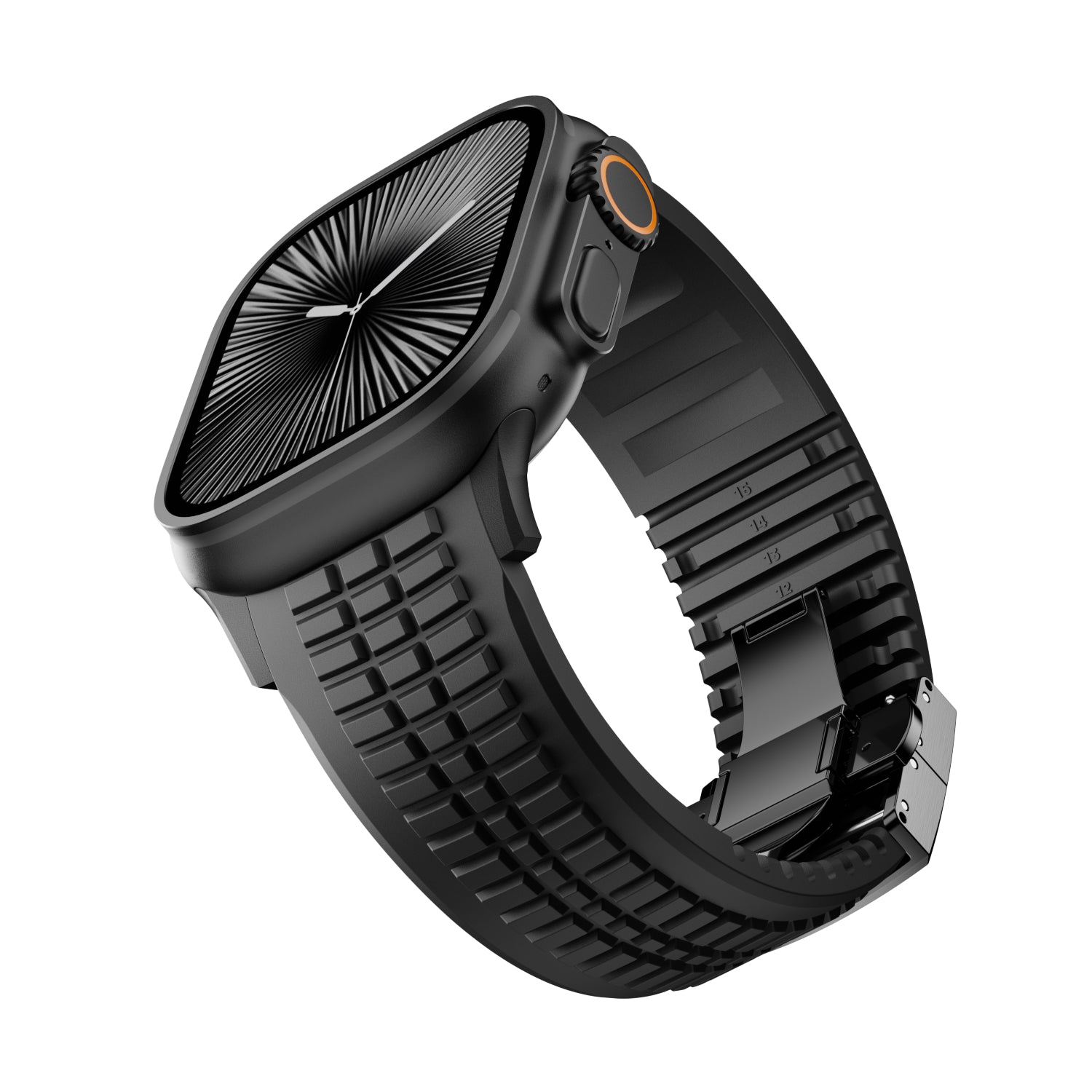 Bracelet silicone premium Apple Watch Ultra (noir)