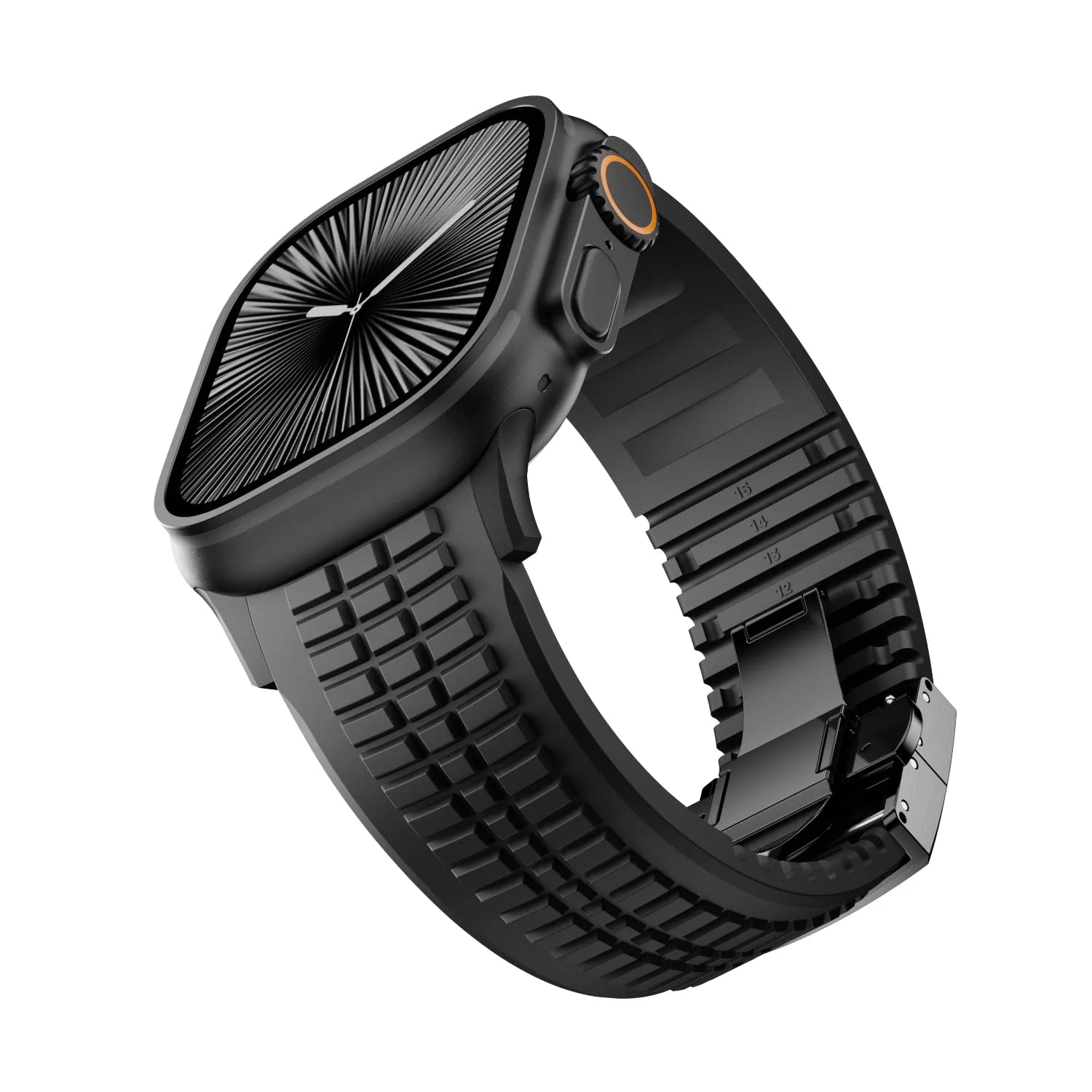 Bracelet silicone Premium Apple Watch (noir)