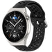 Bracelet avec trous Huawei Watch GT 3 Pro 46mm (noir)