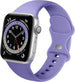 Bracelet Apple Watch silicone (lilas)