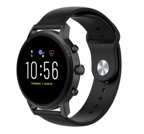 Bracelet sport Fossil Gen 4 Explorist HR (noir)