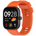 Bracelet silicone Xiaomi Smart Band 9 Pro (orange)