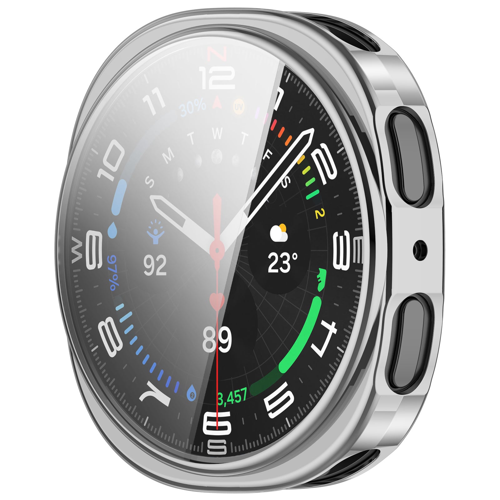 Samsung Galaxy Watch 8 - 40mm TPU Case (Silver)