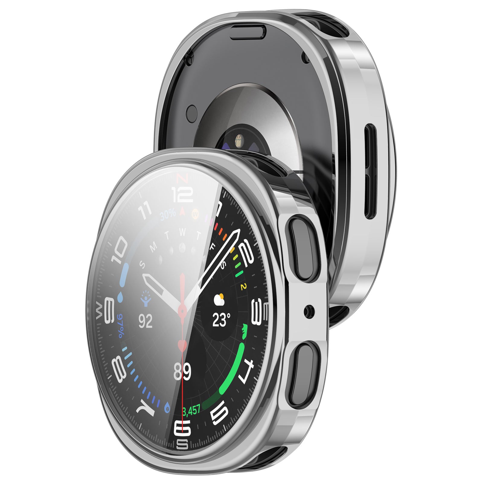 Samsung Galaxy Watch 8 - 40mm TPU Case (Silver)