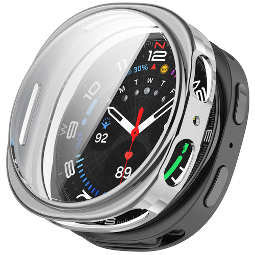 Coque TPU Samsung Galaxy Watch 8 - 40mm / 9 - 40mm (argent)