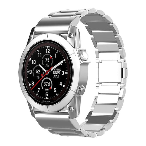 Garmin Quatix 8 - 51mm Magnetic Titanium Strap (Silver)