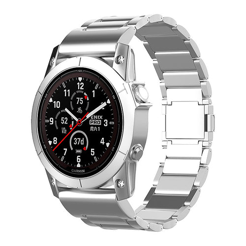 Bracelet titane magnetique Garmin Forerunner 970 (argenté)