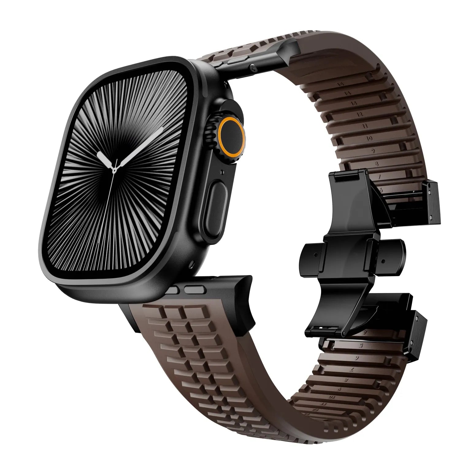 Bracelet silicone Premium Apple Watch (marrón)