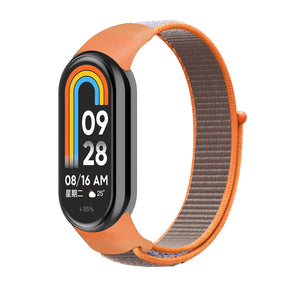 Bracelet en nylon Xiaomi Smart Band 8 (orange-marron)