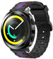 Bracelet sport spécial Samsung Gear Sport (noir/bleu)