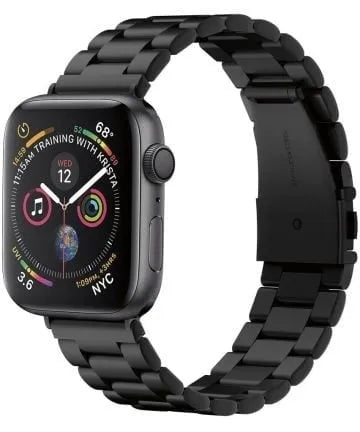 Spigen Modern Fit Apple Watch bracelet acier noir (42-44-45mm)