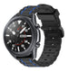 Bracelet sport boucle Galaxy Watch 3 45mm (noir/bleu)