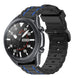 Bracelet sport boucle Galaxy Watch 3 45mm (noir/bleu)
