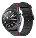 Bracelet sport boucle Galaxy Watch 3 45mm (noir/rouge)