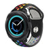 Samsung Gear Sport Sport Straps (Black/Colourful)
