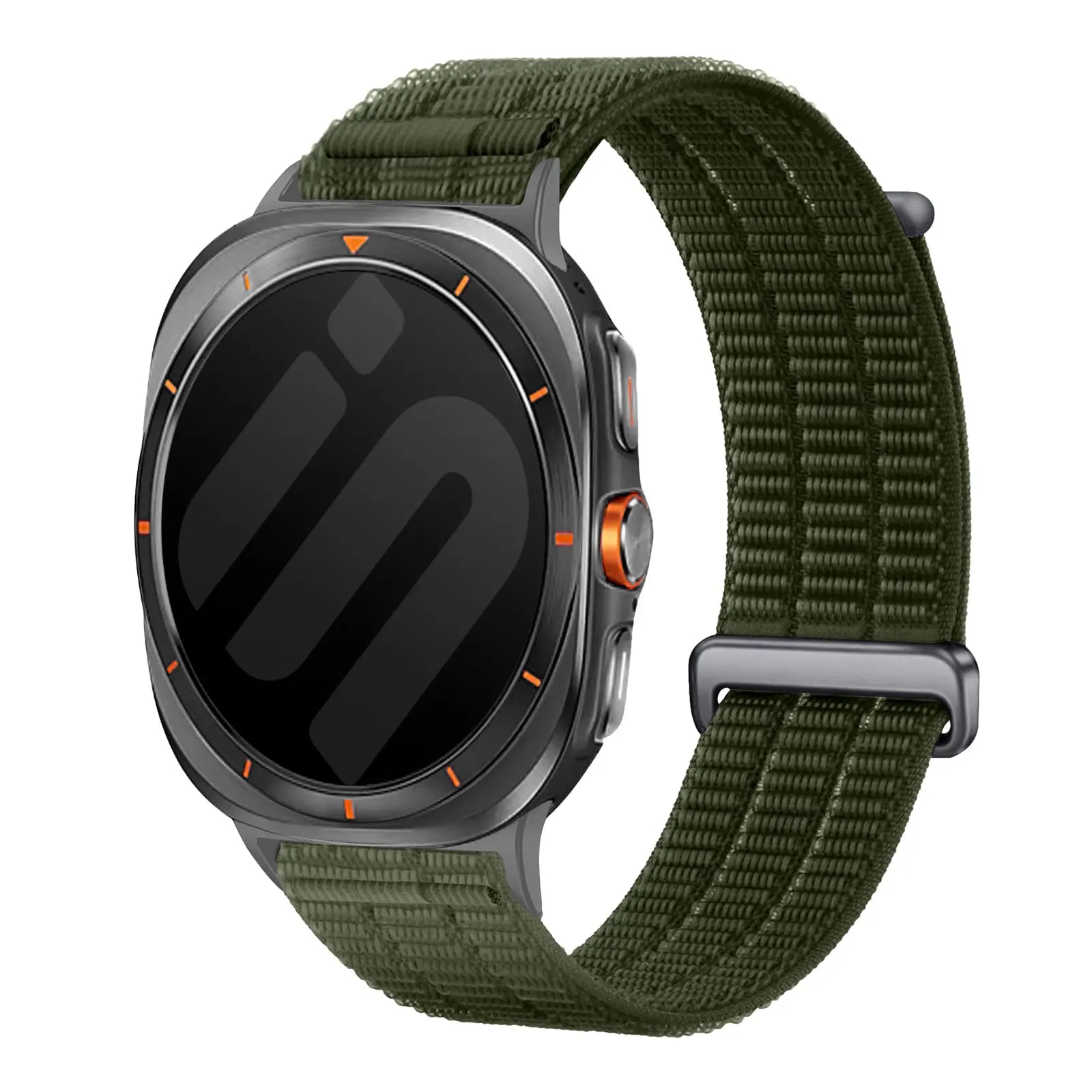 Bracelet nylon air Samsung Galaxy Watch Ultra 2 (vert foncé)