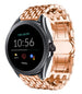 Bracelet acier dragon Fossil Gen 5e 44mm (or rose)