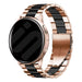 Bracelet acier Xiaomi Watch 2 (rose or/noir)