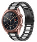 Bracelet acier Samsung Galaxy Watch 3 41mm (noir/argent)