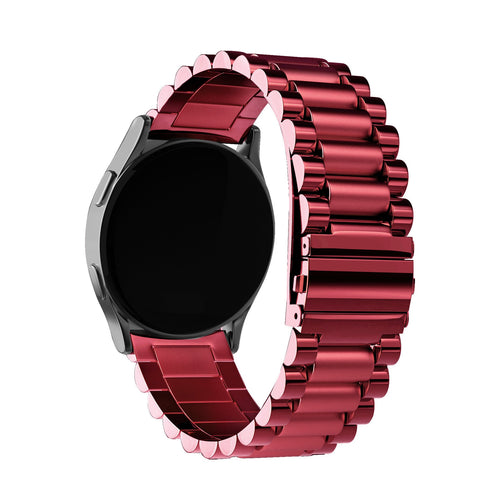 Bracelet acier Garmin Vivomove sport (bordeaux)
