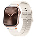 Bracelet silicone ondulé Apple Watch Ultra (lumière stellaire)
