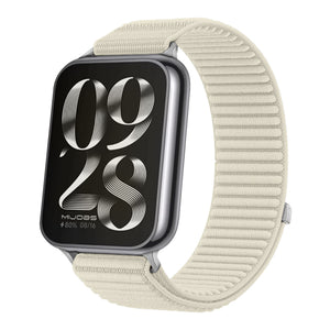 Bracelet nylon ondulé Xiaomi Smart Band 10 Pro (lumière stellaire)