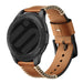 Bracelet cuir cousue Huawei Watch 5 - 46mm (marron)