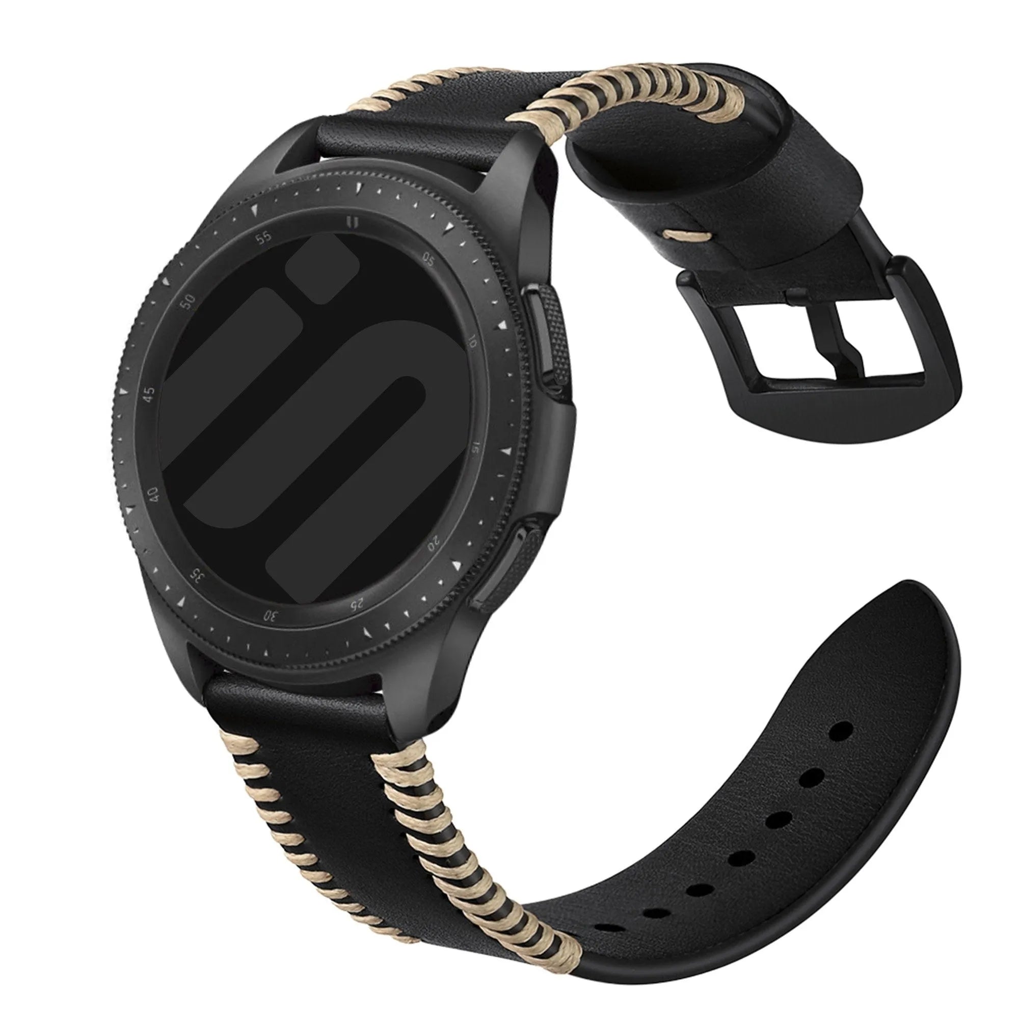 Suunto Vertical 2 Stitched Leather Strap (Black)