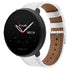 Bracelet cuir Polar Ignite 3 (blanc)