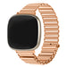 Bracelet acier boucle Fitbit Versa 4 (or rose)