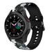 Bracelet Grey Flowers Samsung Galaxy Watch 4 Classic 42mm