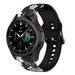 Bracelet Grey Flowers Samsung Galaxy Watch 4 Classic 42mm