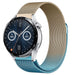 Bracelet Milanais Huawei Watch GT 3 46mm (bleu/or)