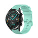 Bracelet silicone luxe Huawei Watch GT 2 (aqua)