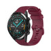 Bracelet silicone luxe Huawei Watch GT 2 (rouge foncé)