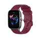 Bracelet silicone luxe Amazfit GTS 3 (rouge foncé)