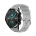 Bracelet silicone luxe Huawei Watch GT 2 (gris)