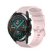 Bracelet silicone luxe Huawei Watch GT 2 (rose)