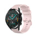 Bracelet silicone luxe Huawei Watch GT 2 (rose)